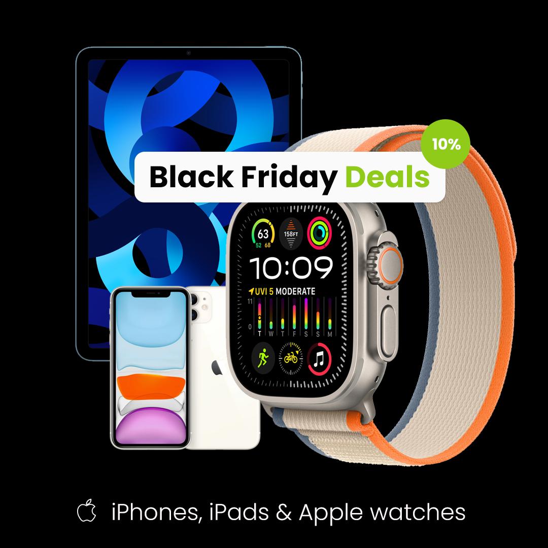 Black Friday Deals | Refurbished iPhones met 10% korting