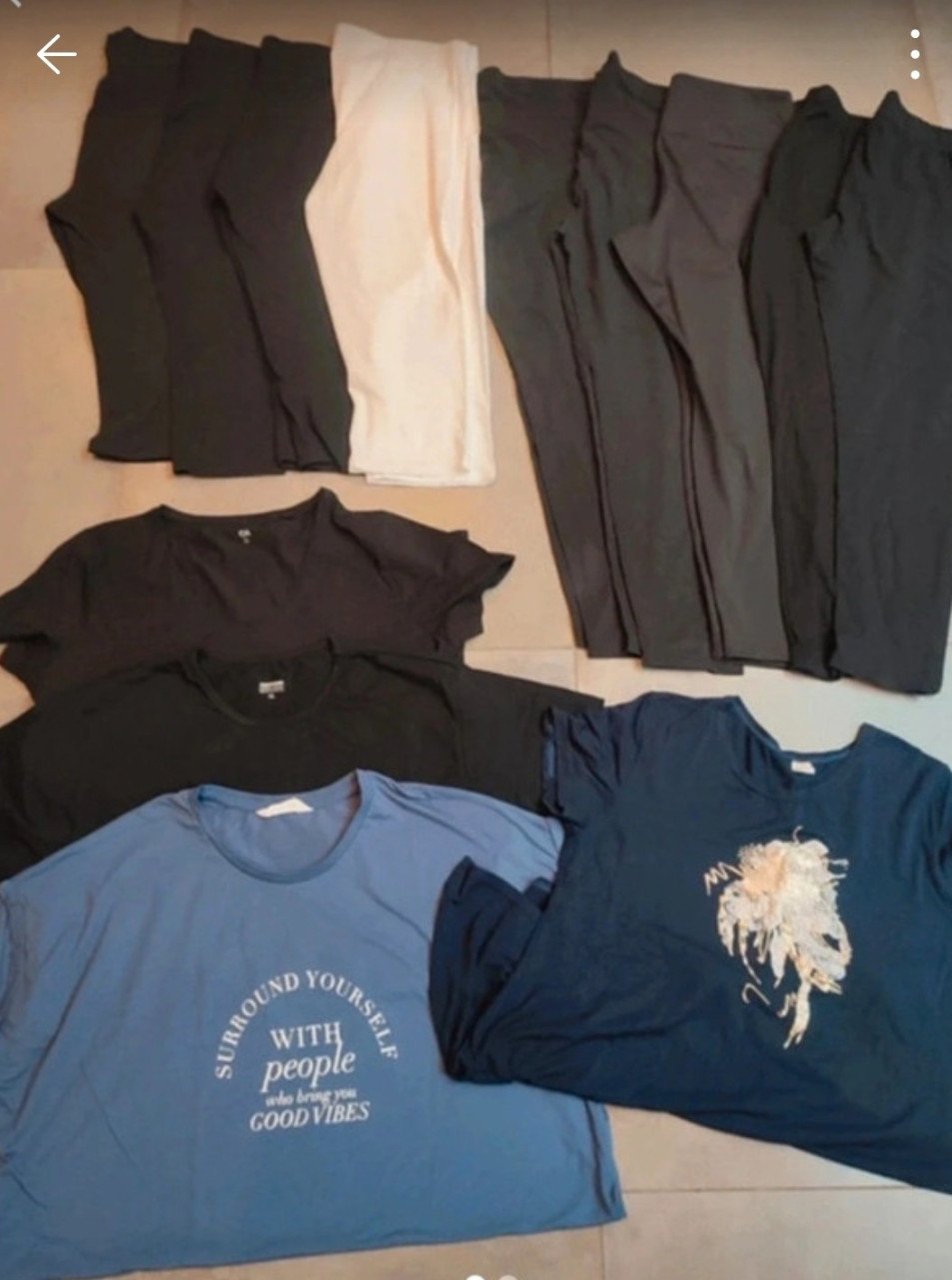 Leggings en t-shirt maat 42