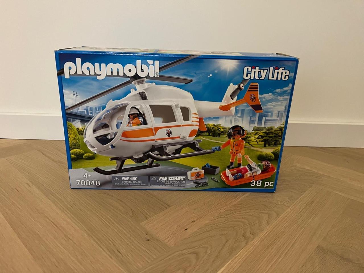 PLAYMOBIL 70048 City Life Eerste hulp helikopter