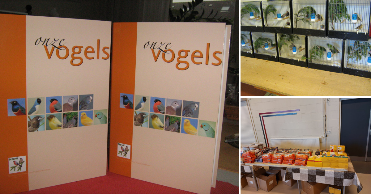 Zaterdagmorgen 11 april vogelbeurs de Vogelvrienden Goes