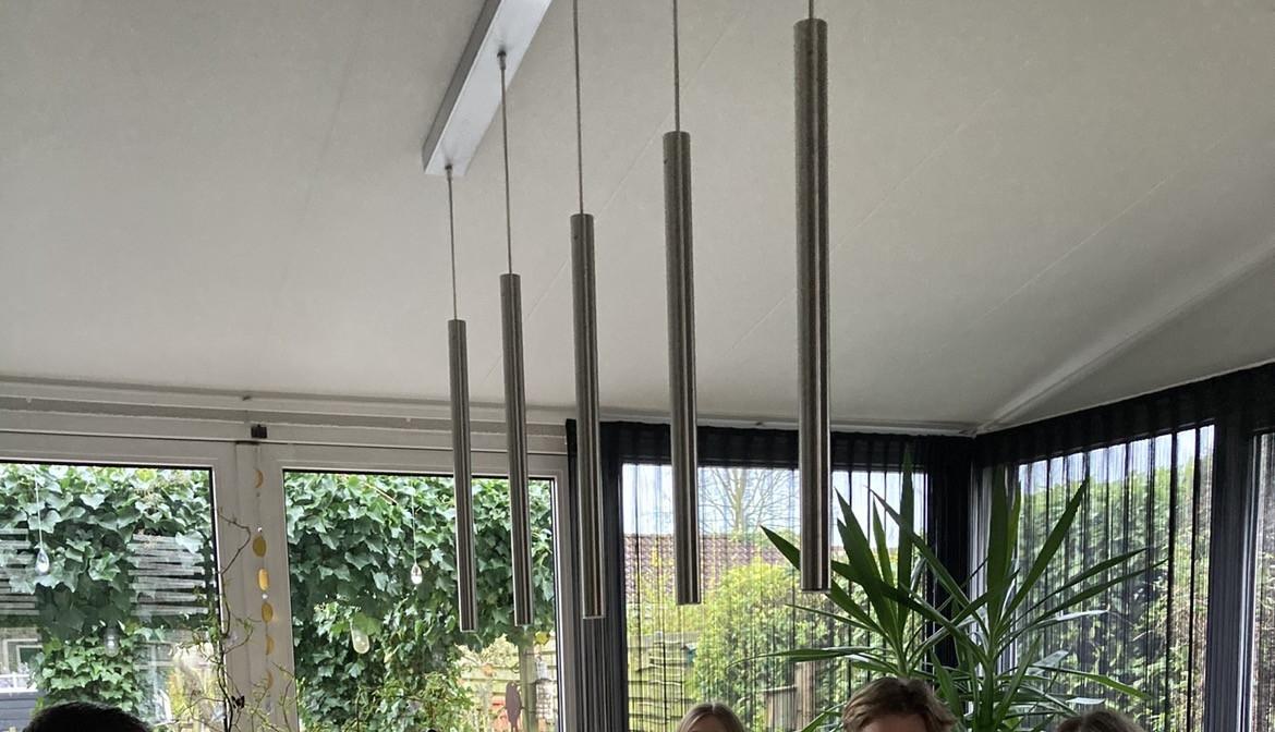 Moderne design hanglamp - RVS - 5 lichtpunten