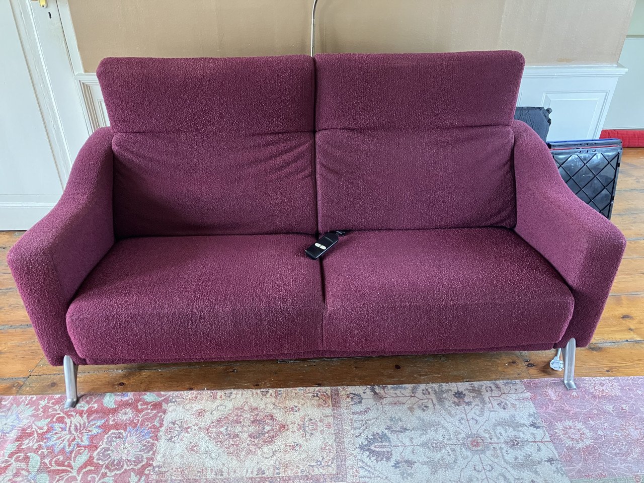 Elektrisch uitschuifbare bank