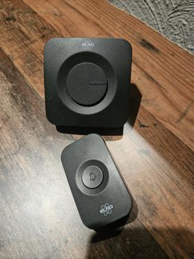 Zgan werkend ELRO Draadloze Deurbel Set - Zwart