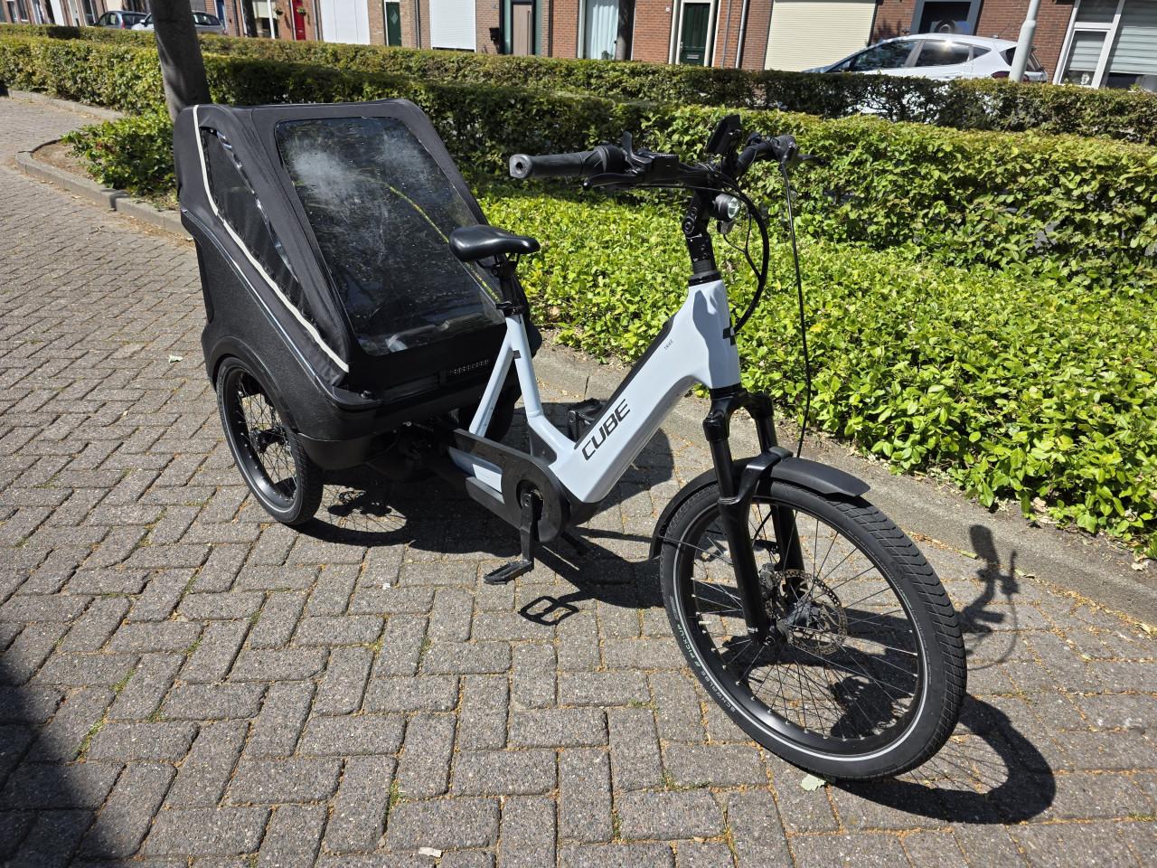 Super gave Cube elektrische bakfiets / trike