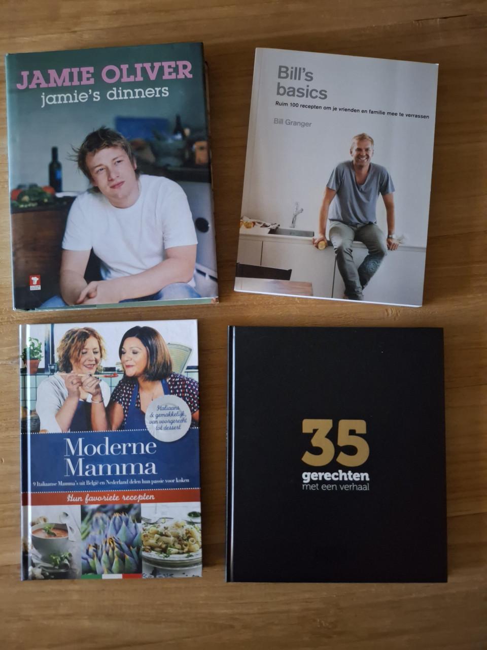 Kookboeken, 4 stuks