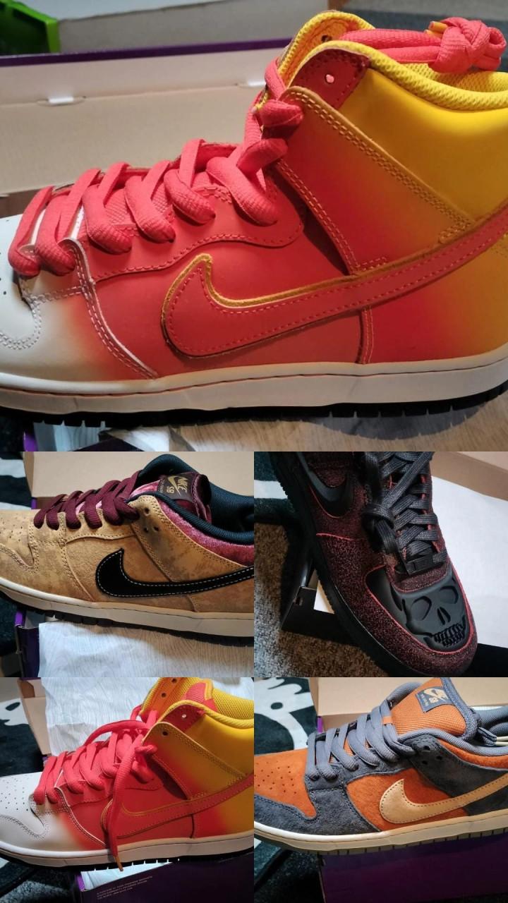 Te koop 48 paar schoenen collectie Nike Timberland nieuw