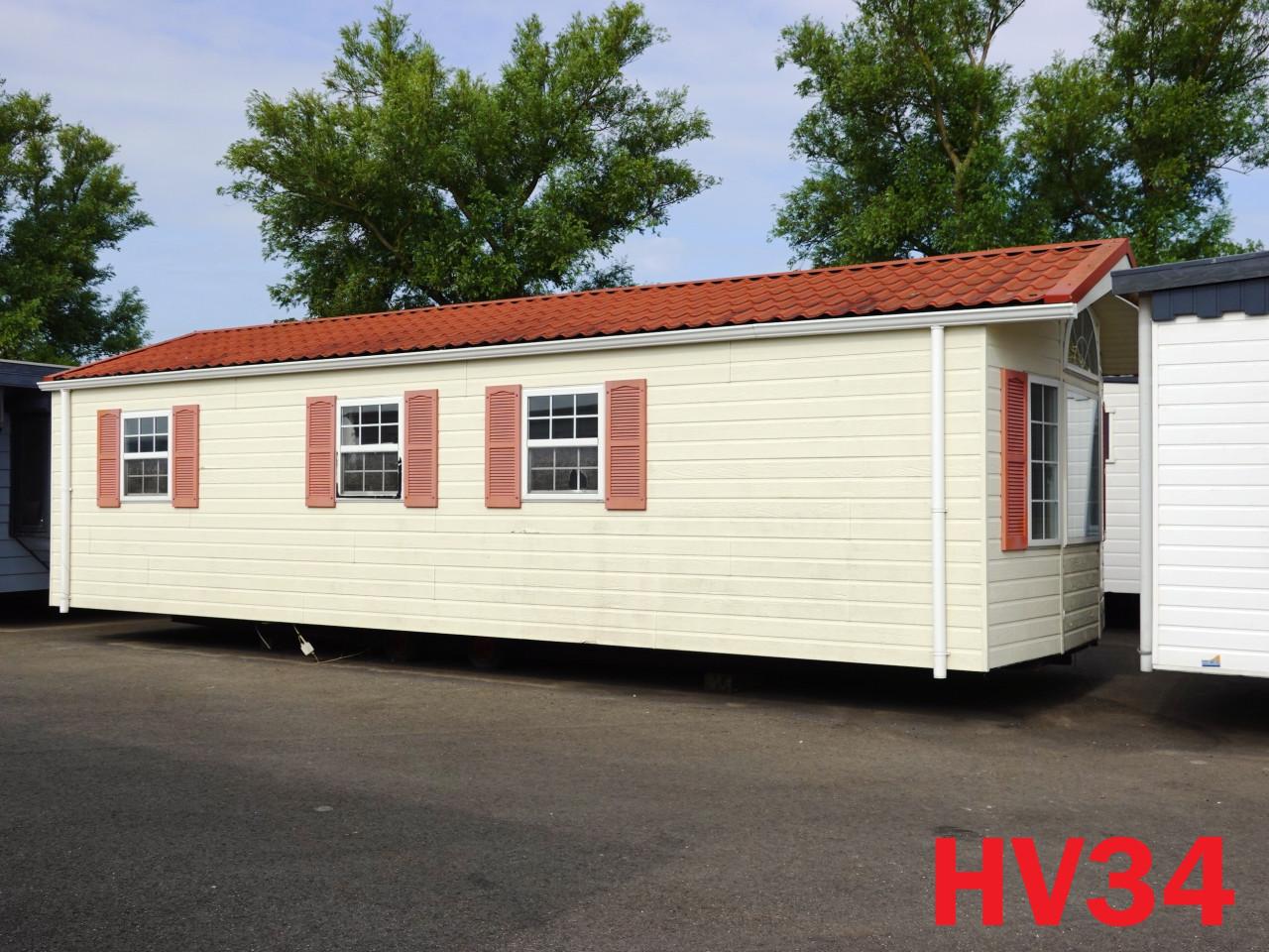 Betaalbaar Arcabo chalet met dubbel glas en 2 slaapkamers te koop