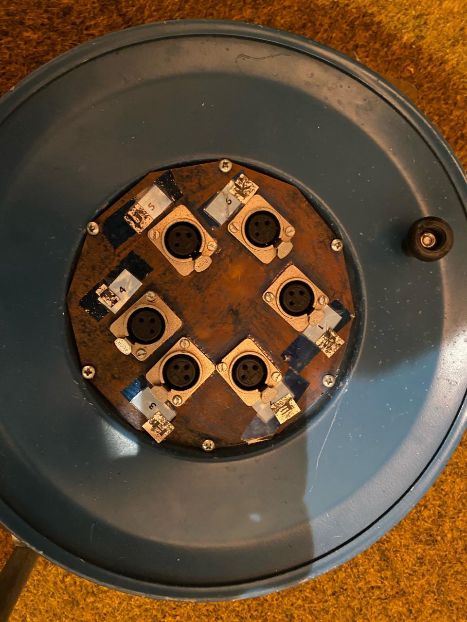 Multikabel XLR haspel, 10 meter