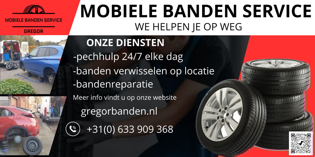 Mobiele bandenservice – Snel en professioneel bij jou op locatie!