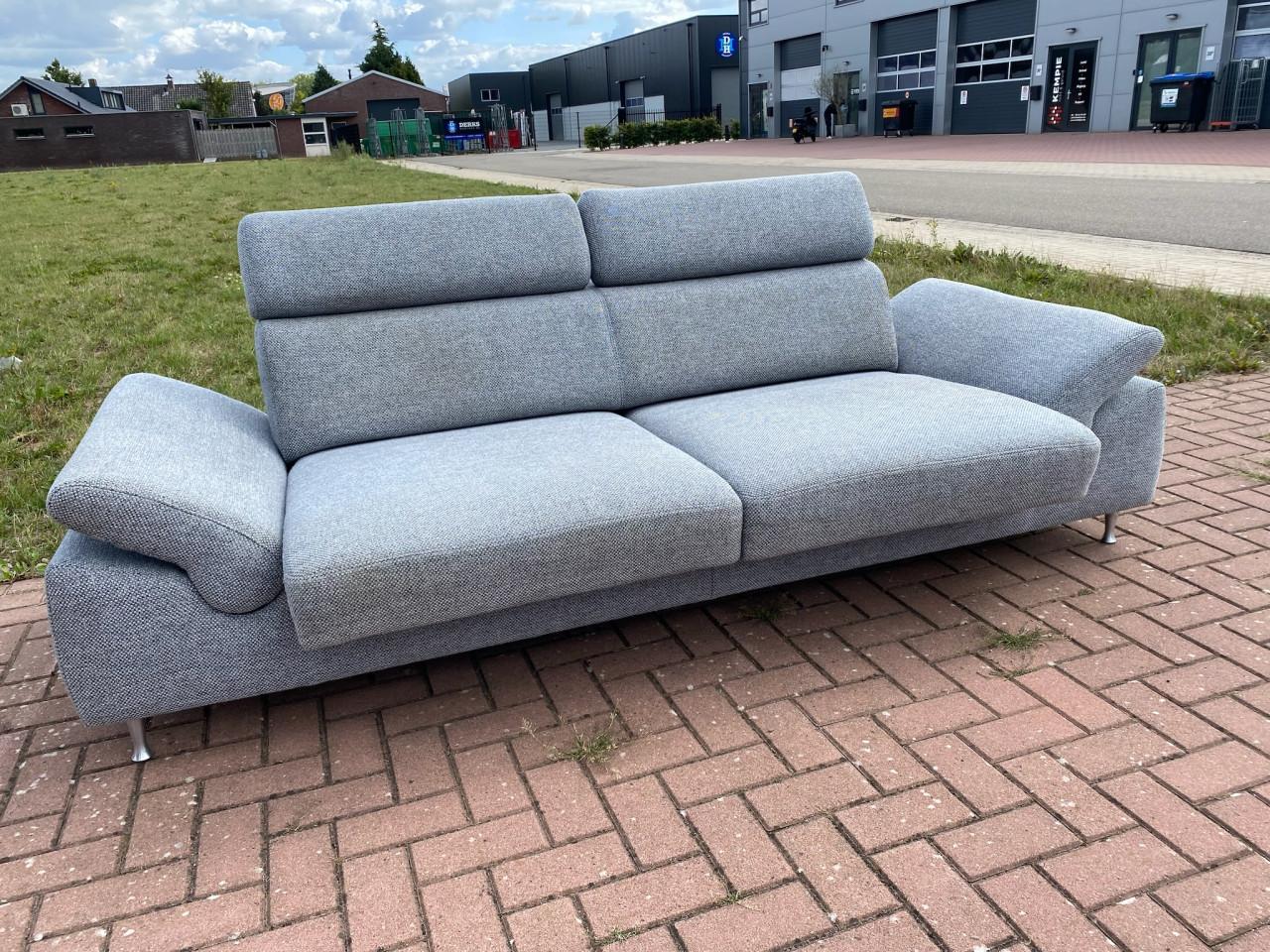 Montel Chicago stoffen 3-Zitsbank –Verstelbaar Comfort–Flexibel Loungen