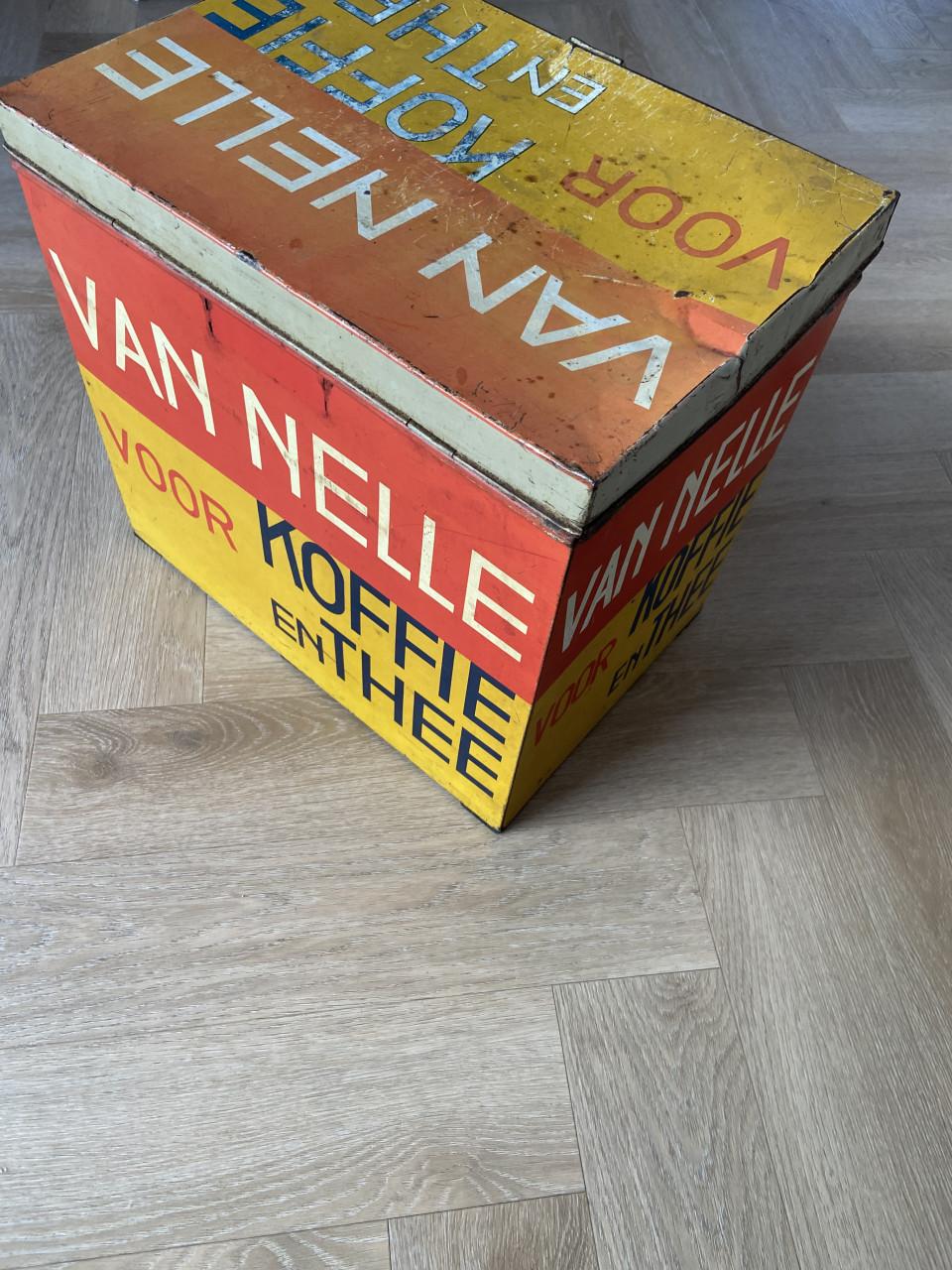 Van Nelle koffie en thee blik.