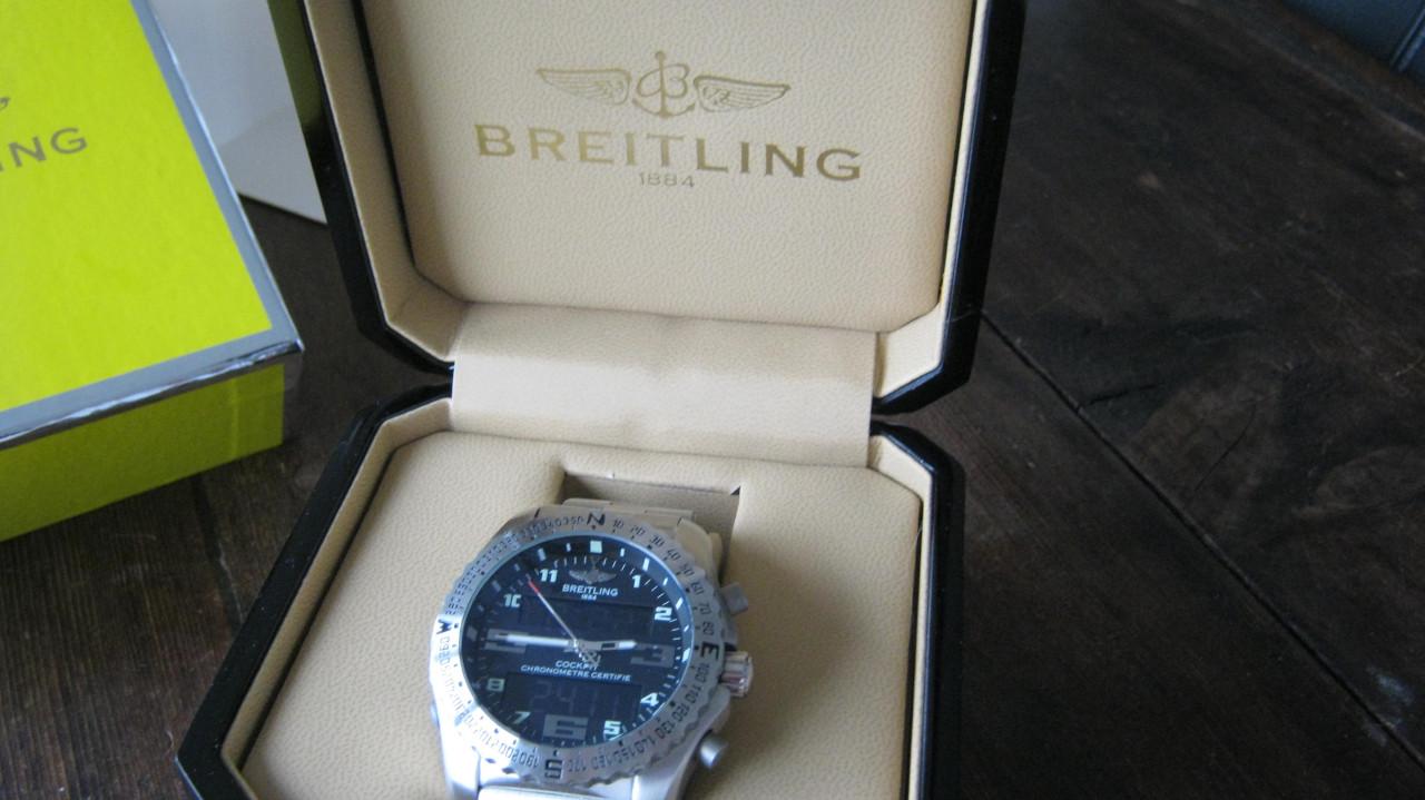 NIEUW BREITLING 1-1 HELEMAAL COMPLEET MET DOOS 130 EURO