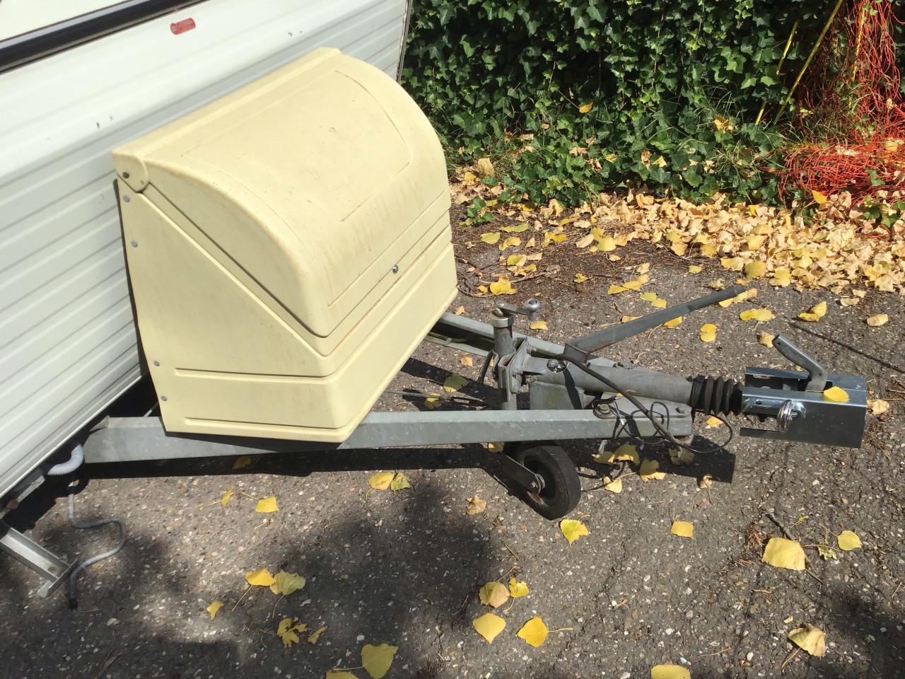 Caravan met voortent