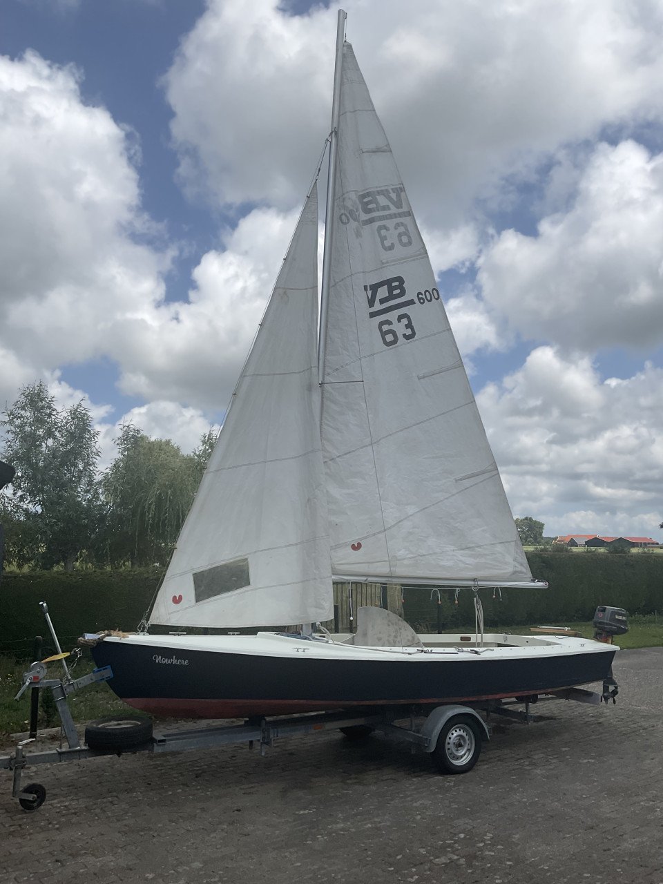 Te koop degelijke zeilboot, type volksboot 600