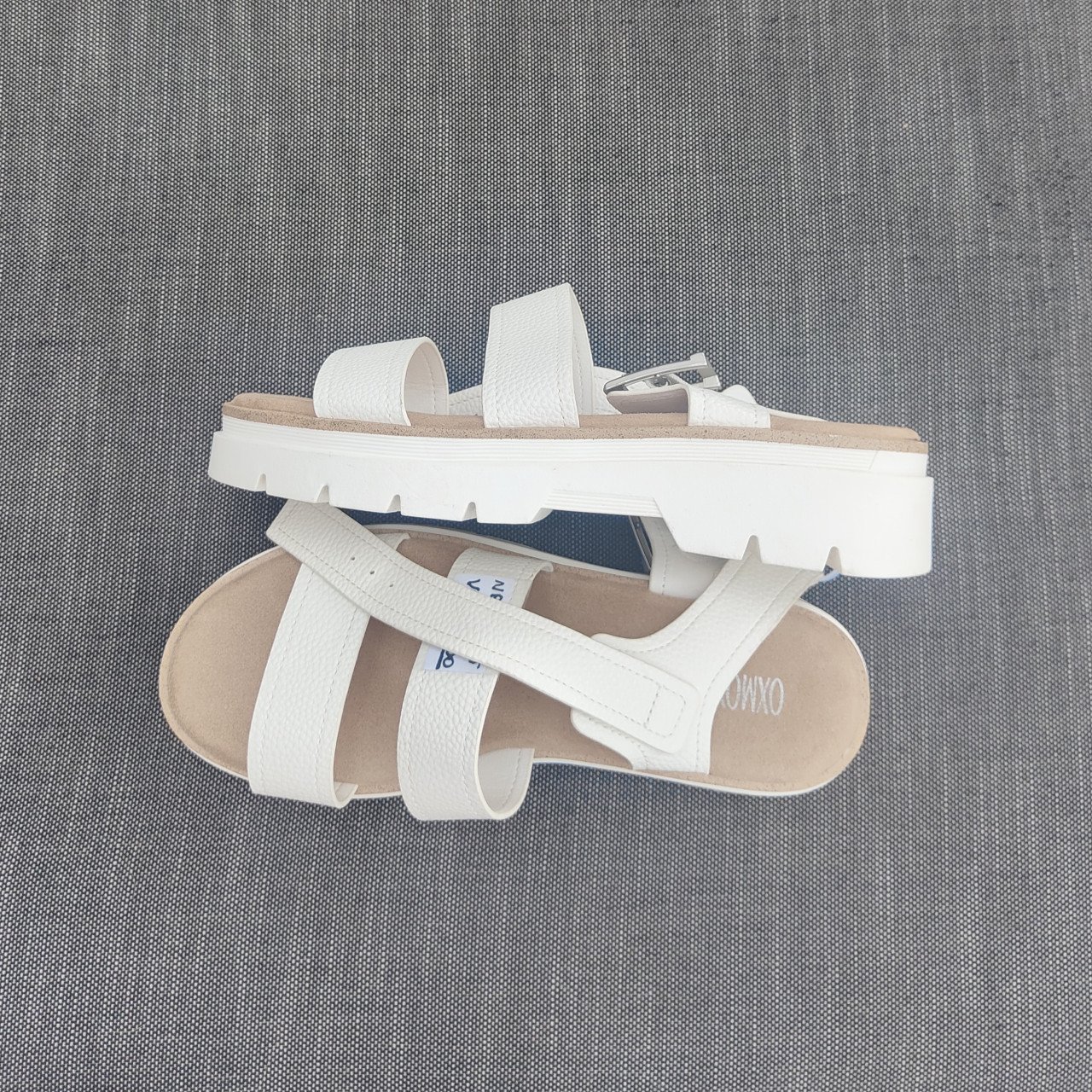 Mooie witte sandalen dames - merk Oxmox - mt. 39