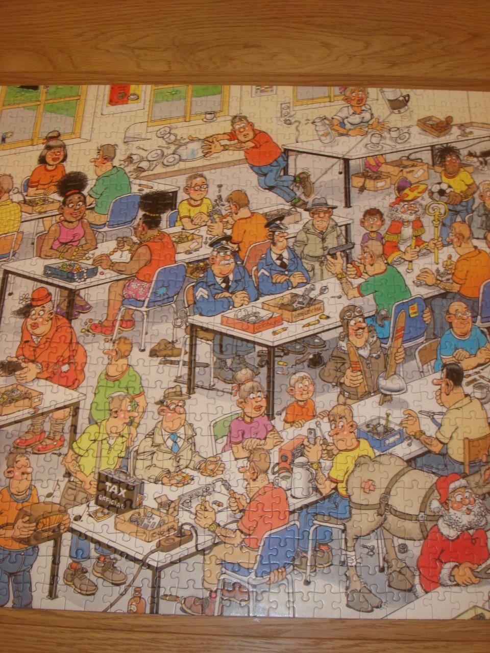 Te koop Complete Jan van Haasteren puzzel Kunnen wij het maken