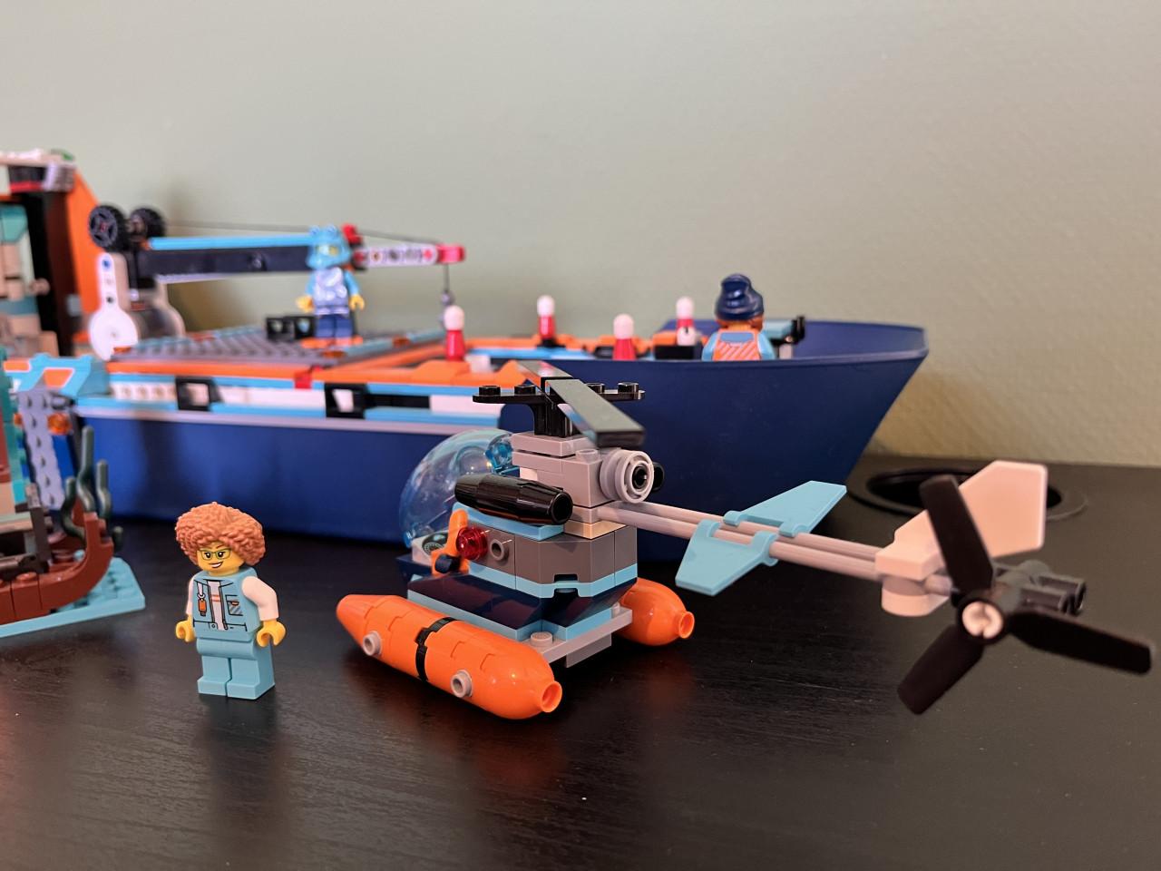 Lego City poolonderzoek boot 60368