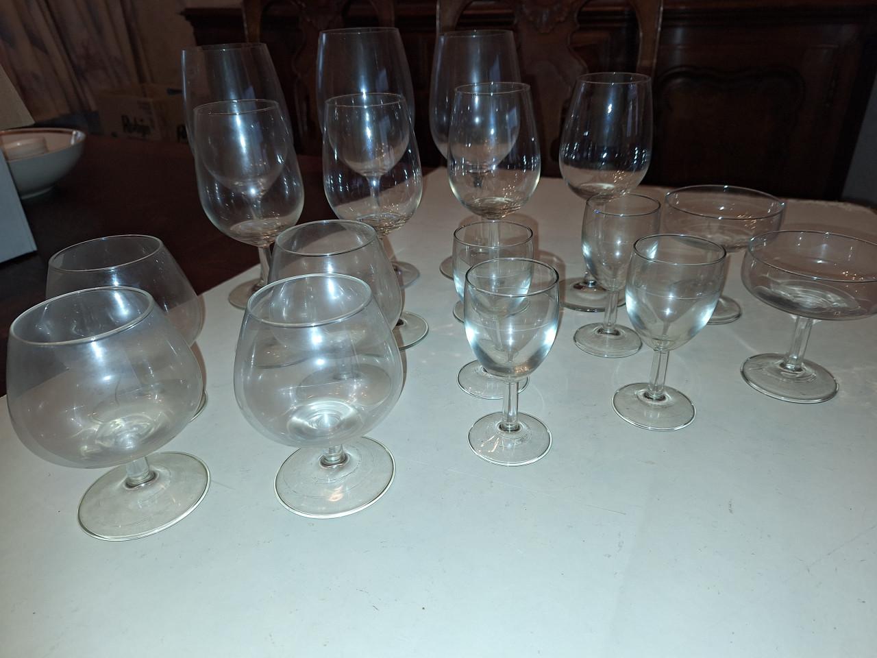 20 kristallen glazen