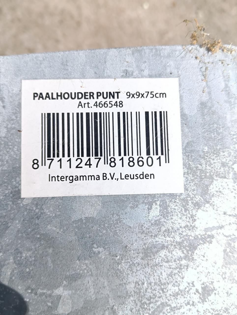 Paalhouderpunten