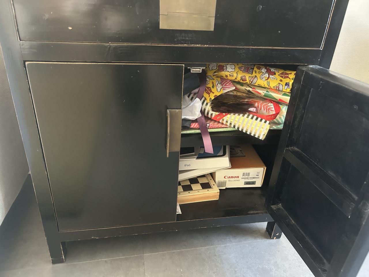 Kasten zwart Japanse stijl