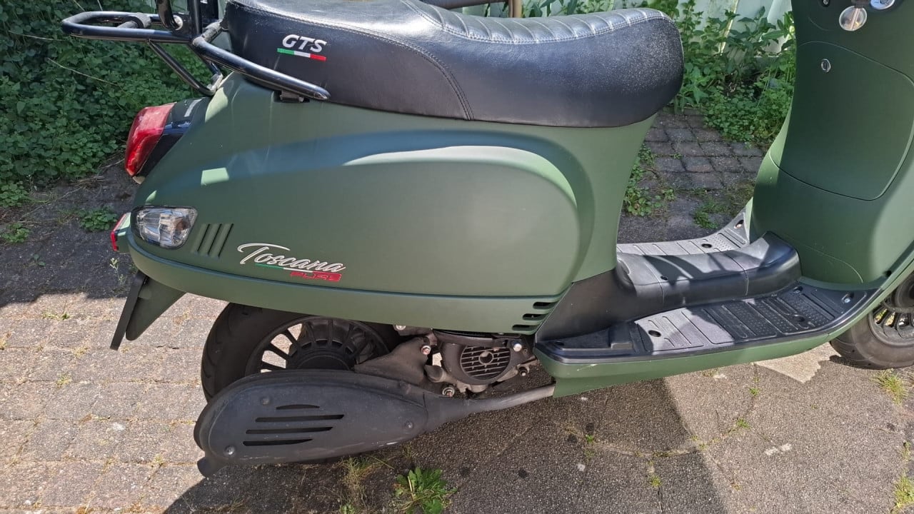 Snorscooter GTS Toscana; juni 2020 nieuw gekocht