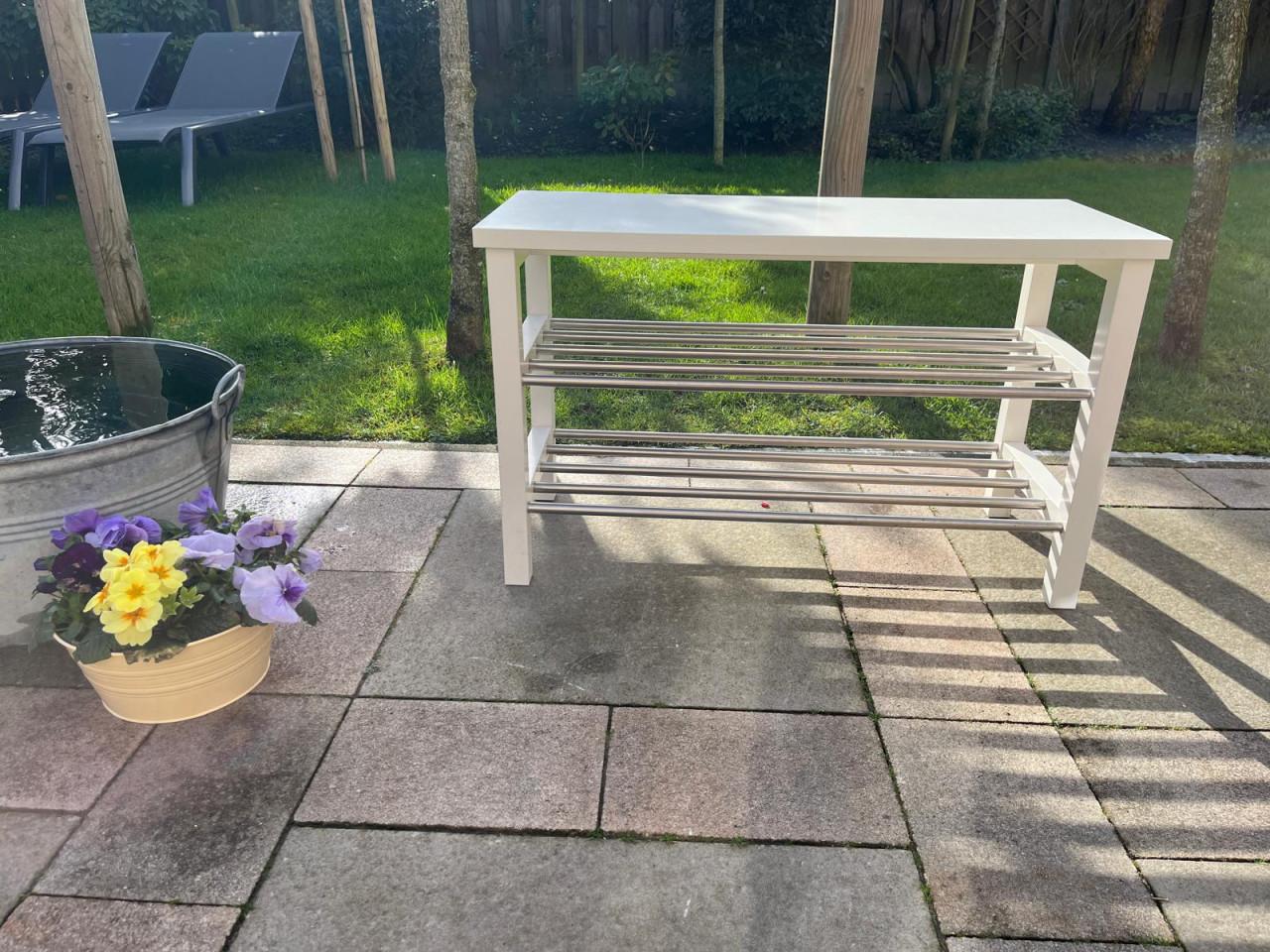 IKEA halbank / schoenenrek - zware kwaliteit - VEERE