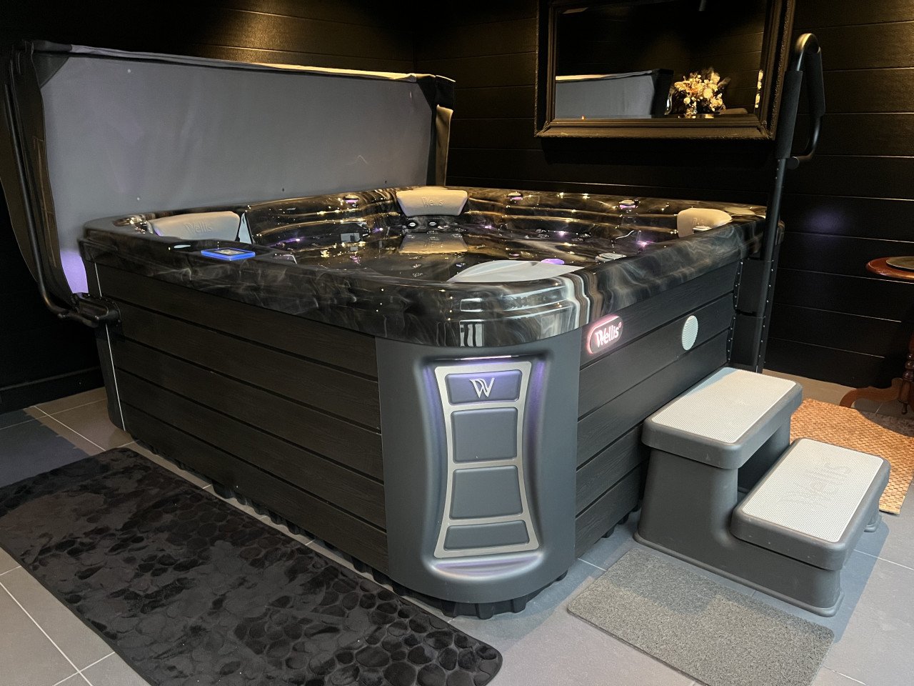 Prachtige spa massage jacuzzi 6 persoons