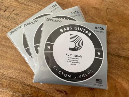 D'Addario PSB125TSL 0.125 basgitaar-snaren