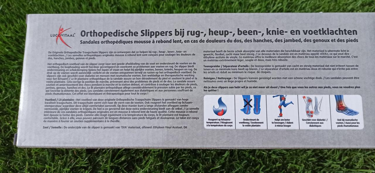 Nieuwe Lucovitaal slippers, maat 43/44