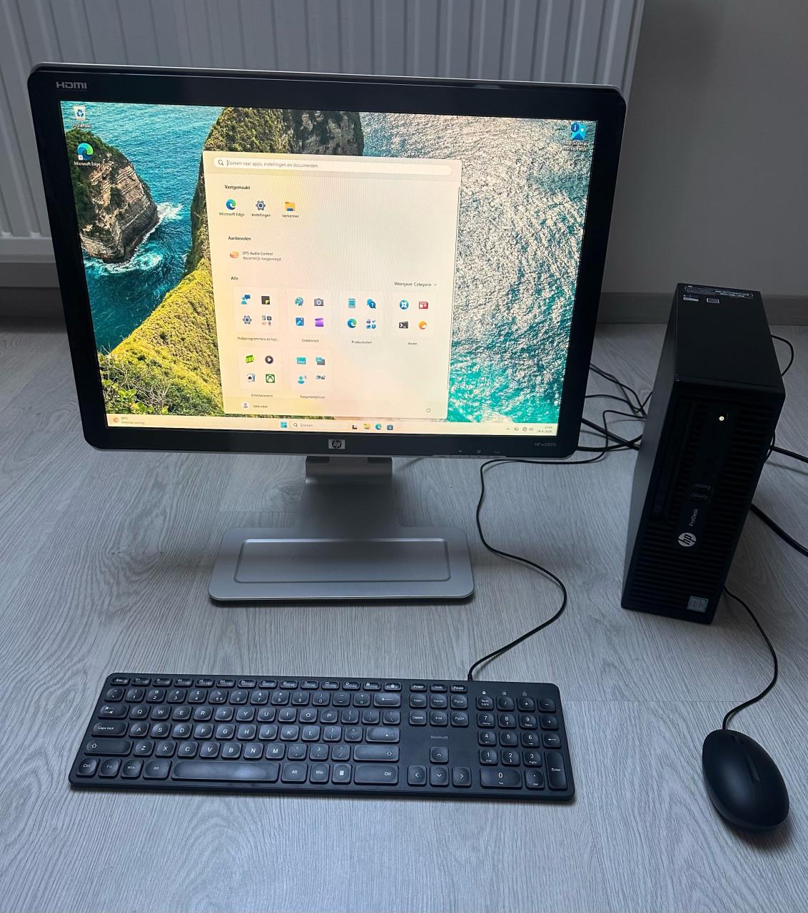 Complete set  HP ProDesk / Intel Core i5 / 8GB ram / Windows 11 /