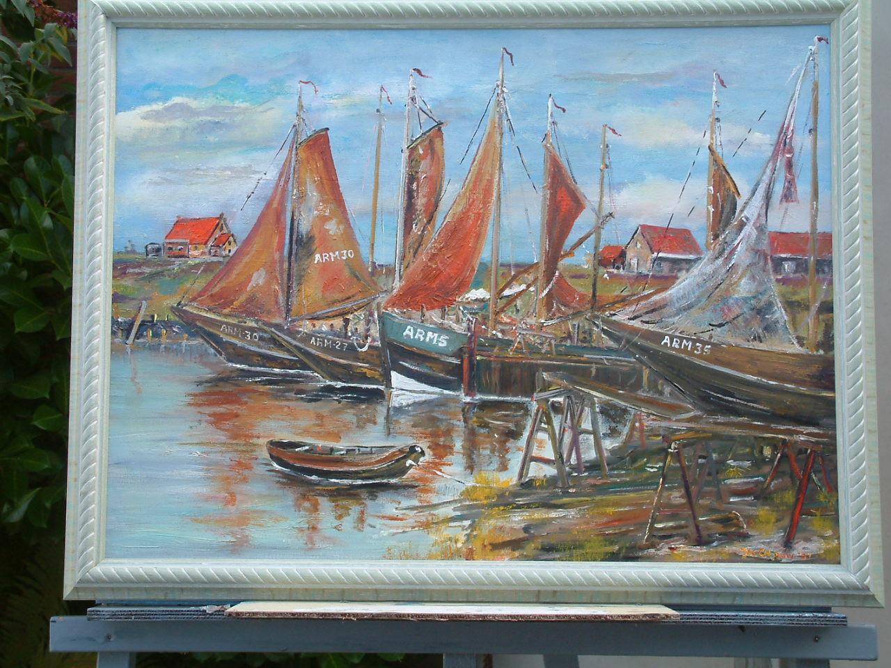 Arnemuiden  60 x 80 cm  op doek geschilderd