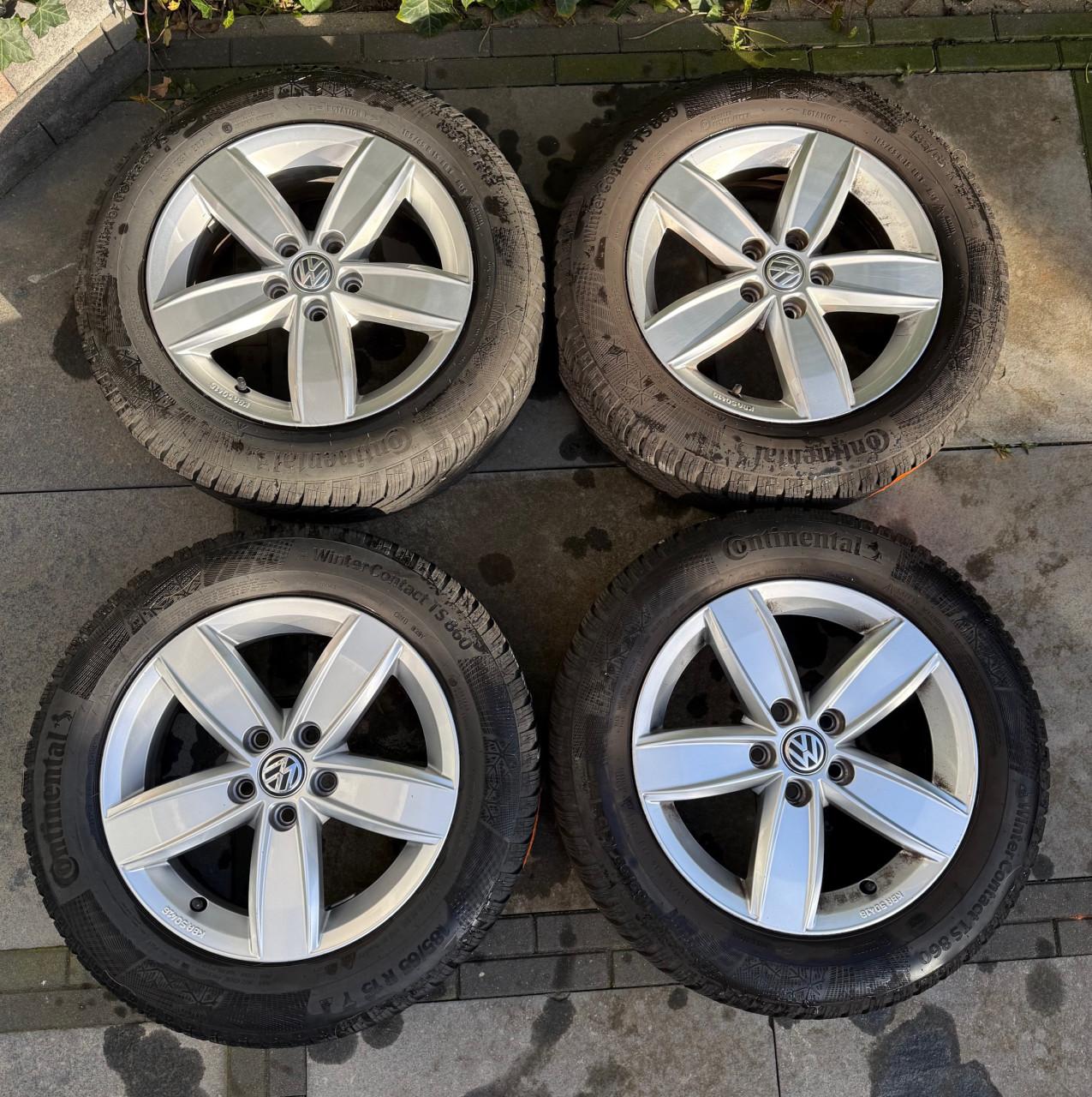Originele VW Corvara 15" velgen met winterbanden – Polo vanaf 2018