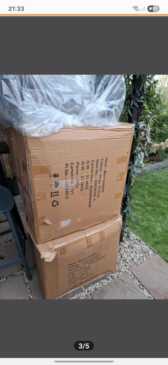 6 eetkamerstoel grijs 360 graden nieuw