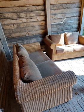 2 en 3 zits rotan lounge set