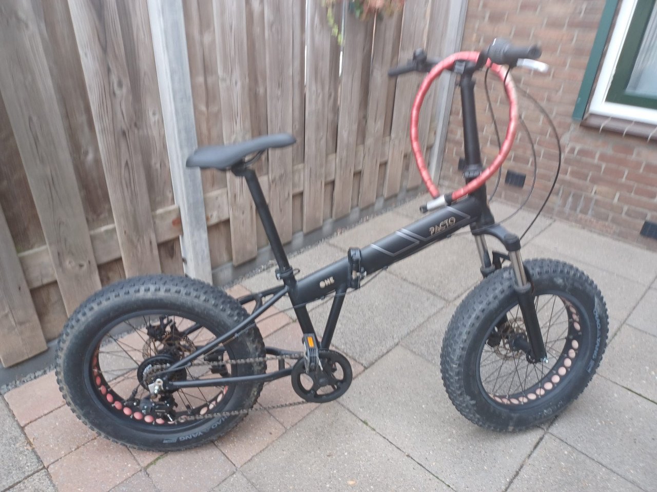 Paco one vouwfiets zwart