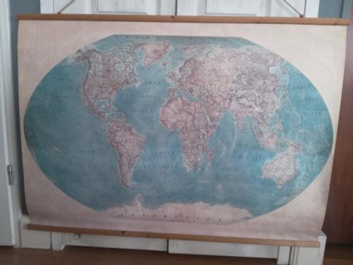 Poster wereldkaart