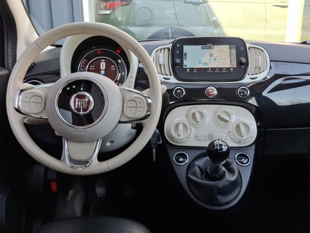 Fiat 500 1.2 lounge airco | cruise | pano | leder