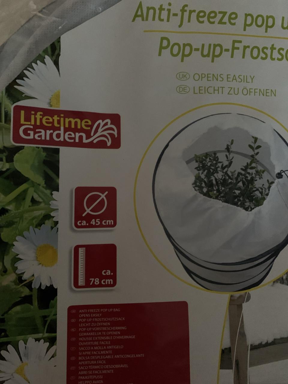 Pop up Anti vries hoes planten