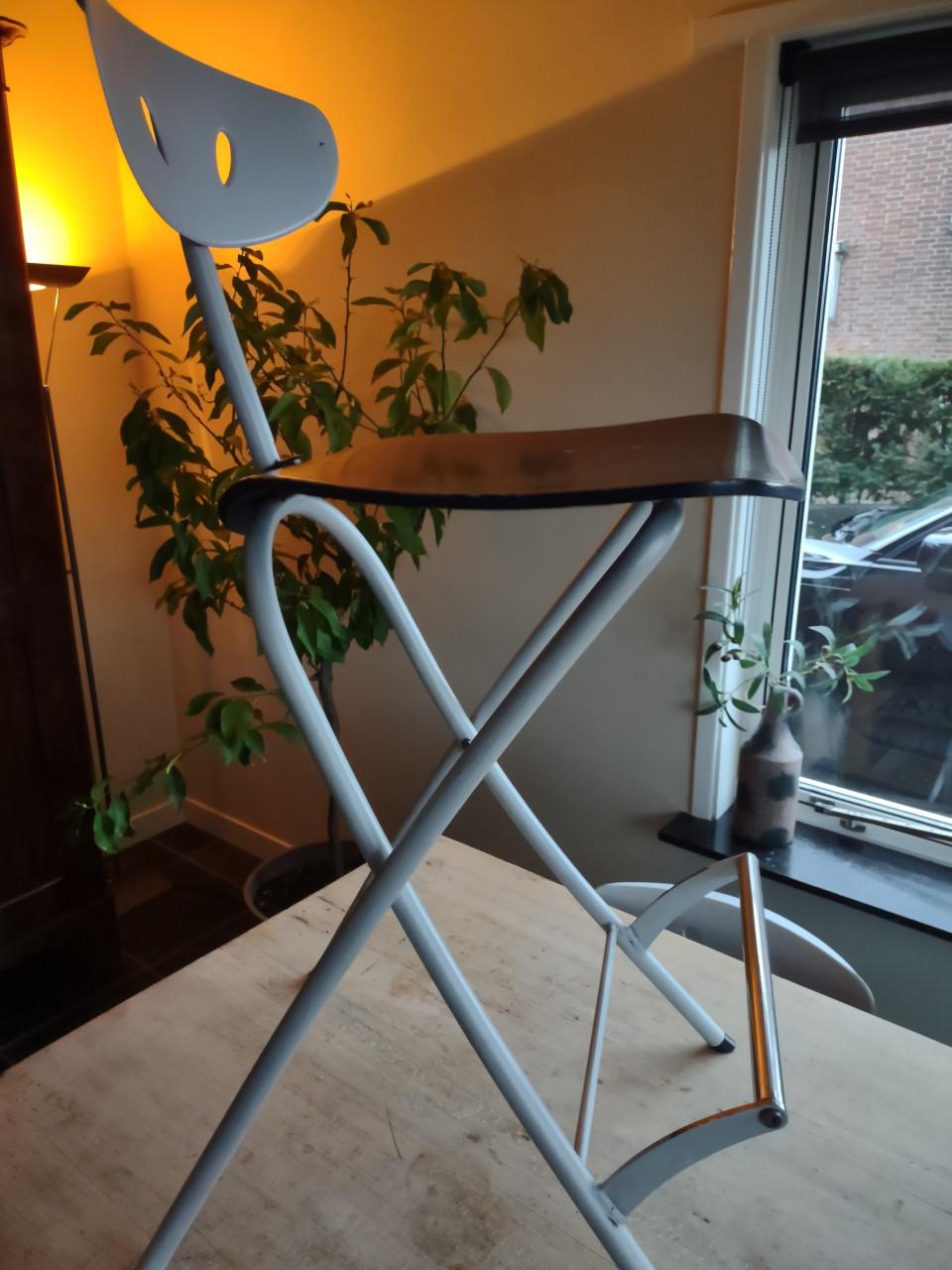 Mooie retro krukken 6 stuks