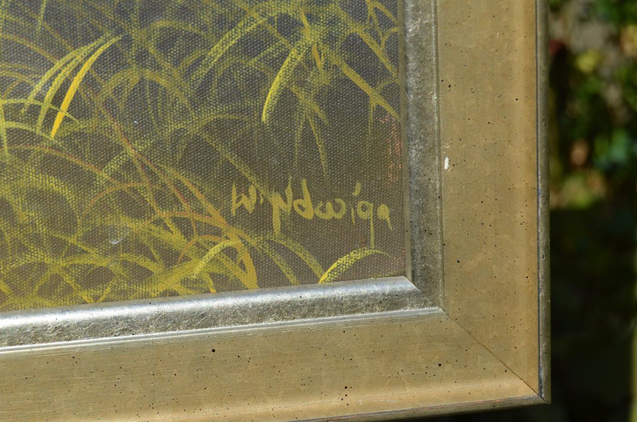 Prachtig acrylverf Wycliffe Ndwiga Keniaans kunstenaar