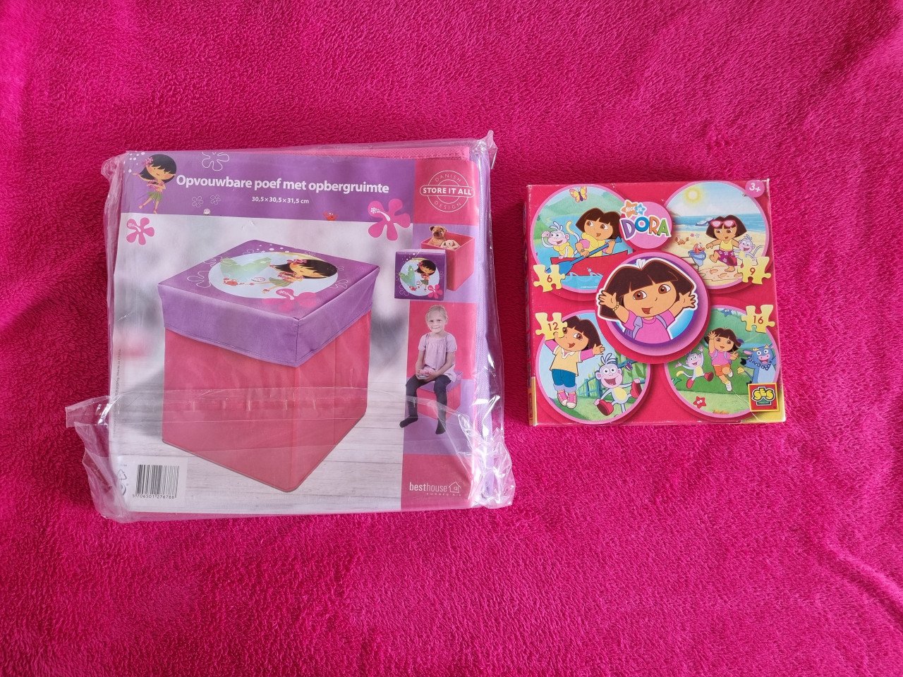 Dora poef en Dora puzzel