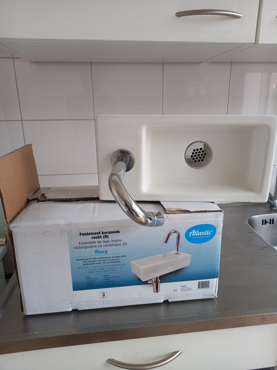 Fonteinset keramiek wc