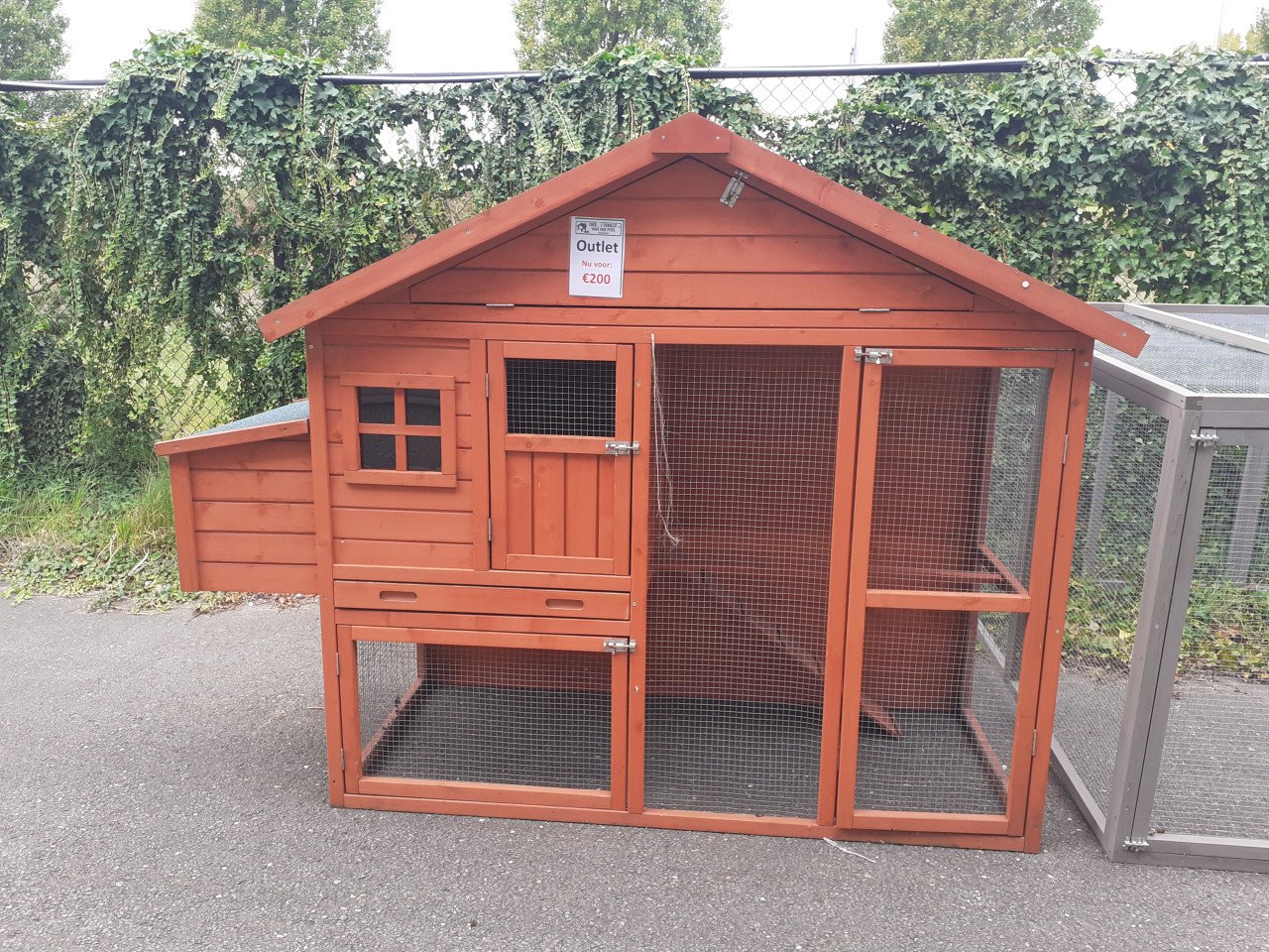 OUTLET hokken hoge korting te koop kippenhok konijnenhok!