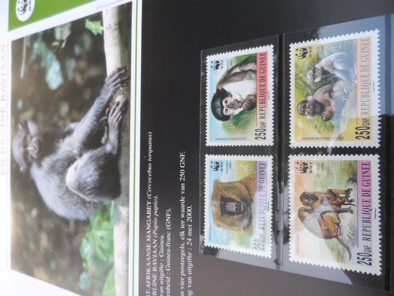 WWF maximumkaarten , FDC en postzegels en Hologramvel