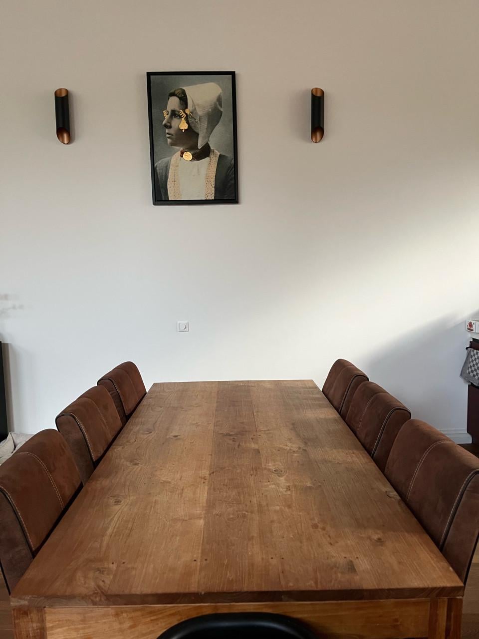Eettafel met 6 stoelen