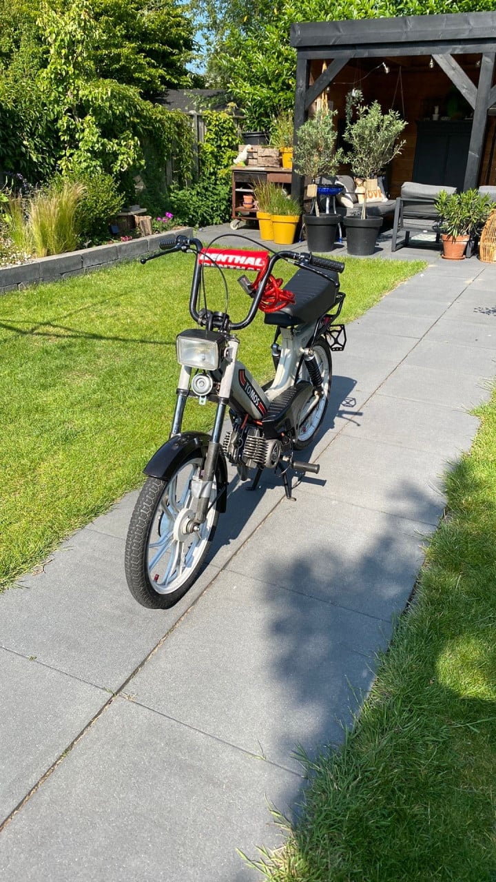 Tomos 65cc geel kenteken