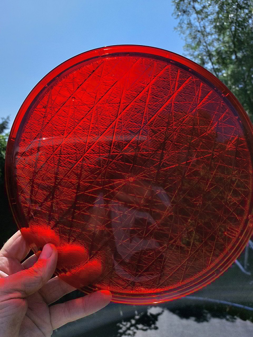 Oude stoplicht lenzen