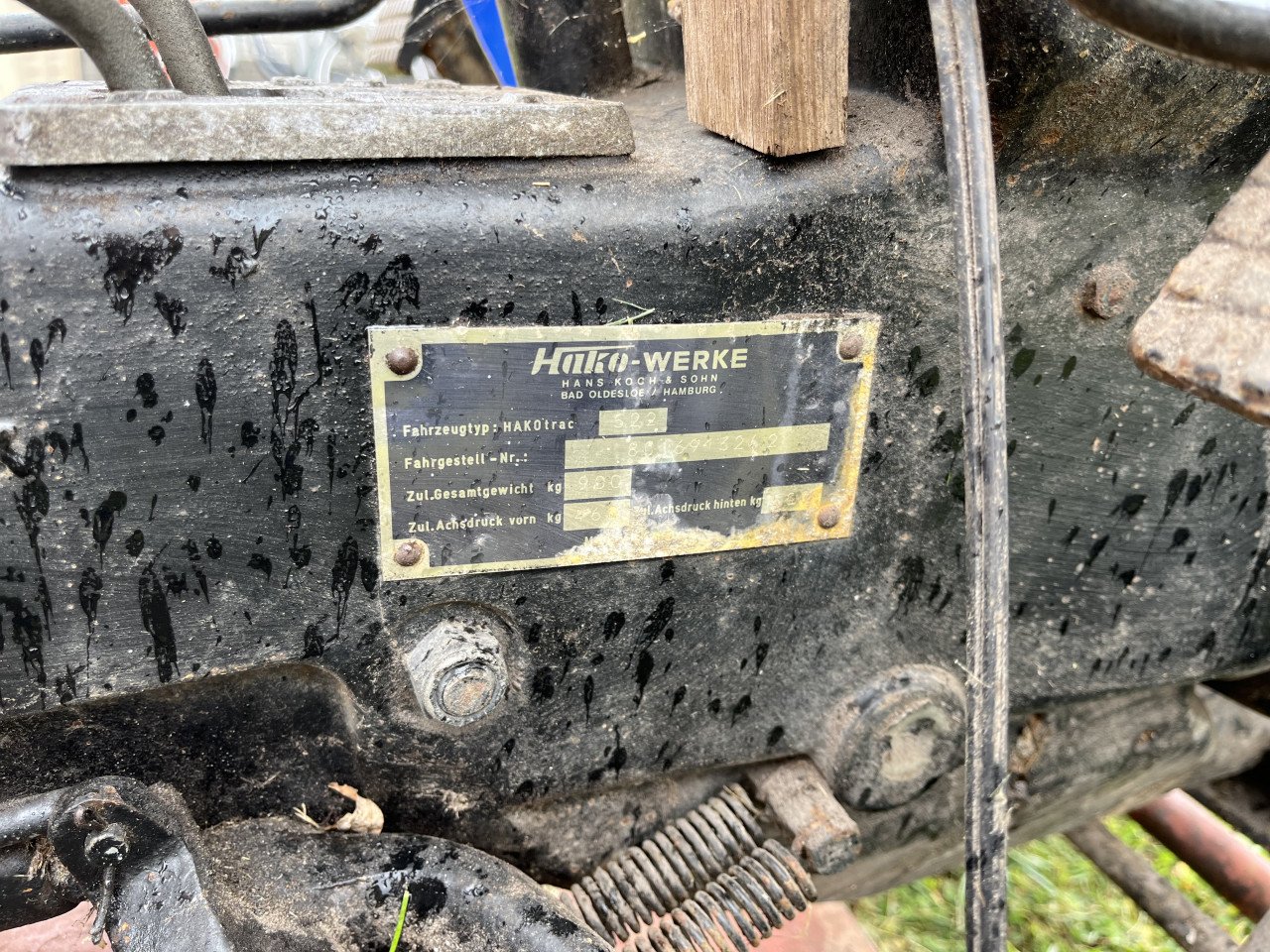 Klein diesel tractortje