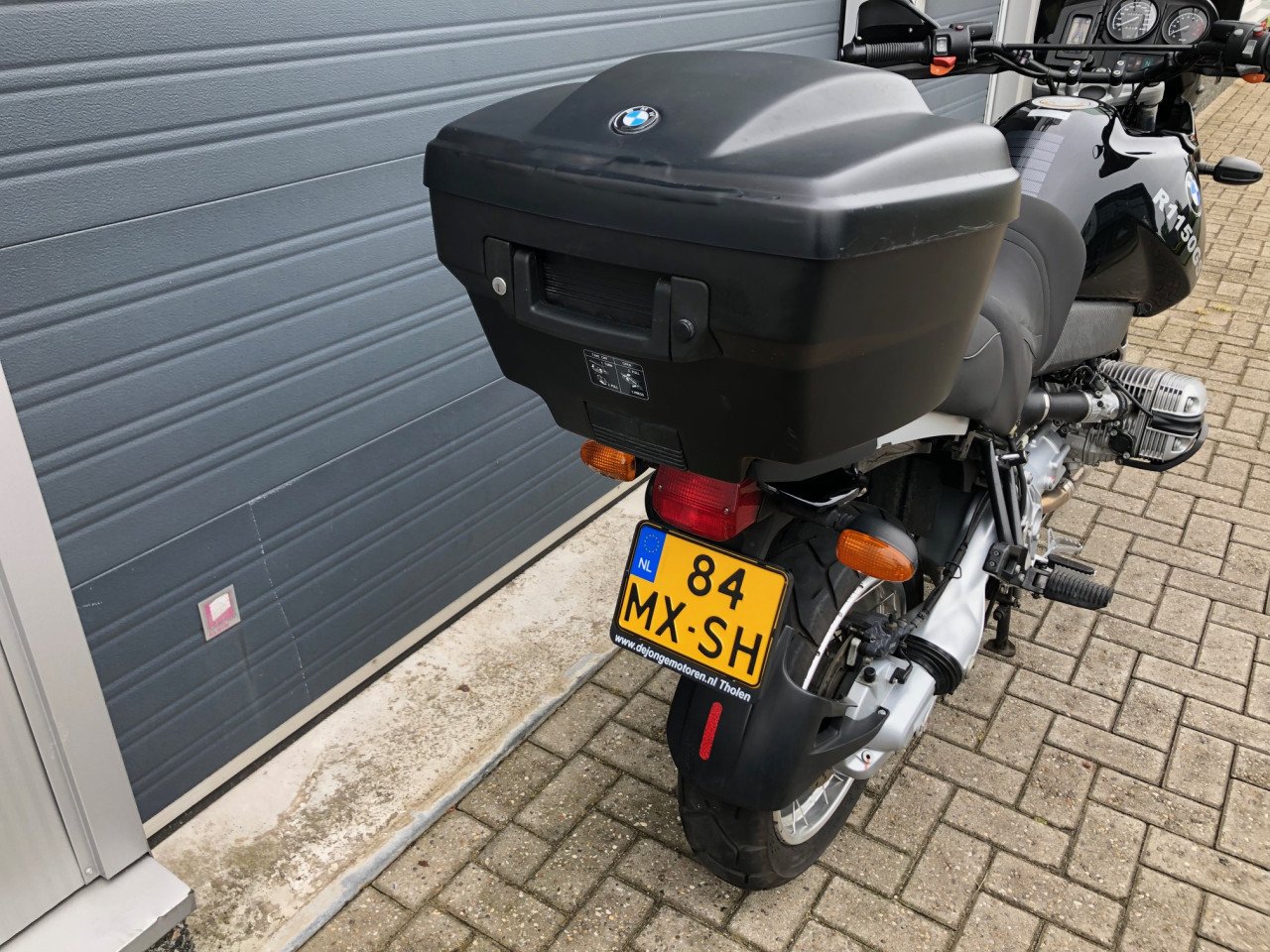 BMW R1150GS uit 2002 met ABS en slechts 63dkm, topkoffer, rijklaar €3750,-