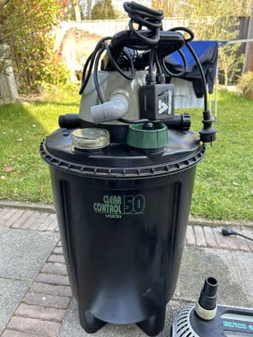 Te koop velda druk filter set velda clear control 50  plus pomp 6000